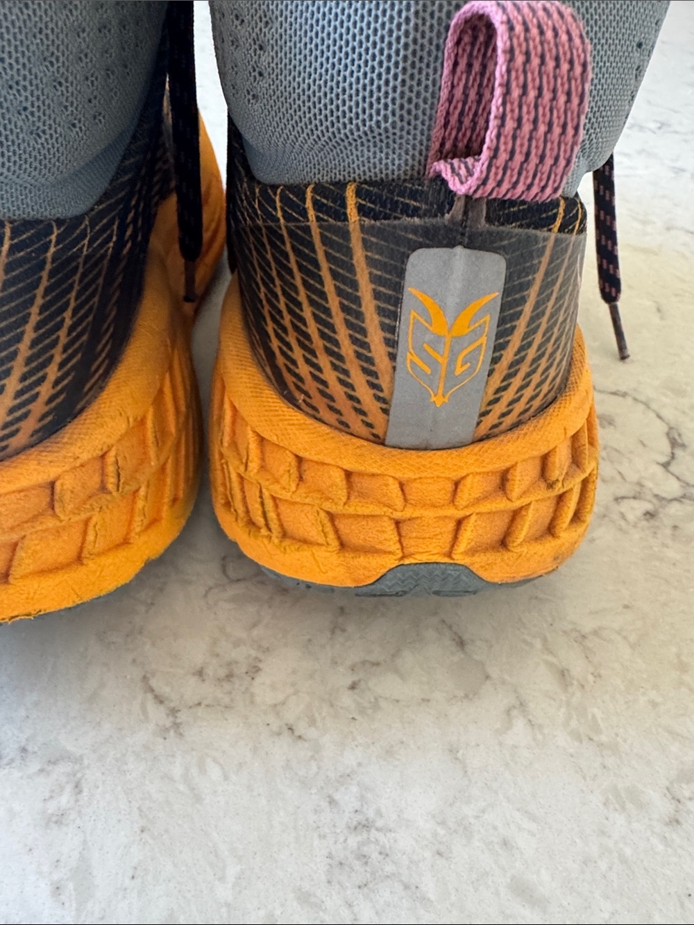 Hoka Speedgoat Mid 2 GTX Trail Mid-Top Shoes in Blue and Orange women’s 9 - Picture 8 of 12